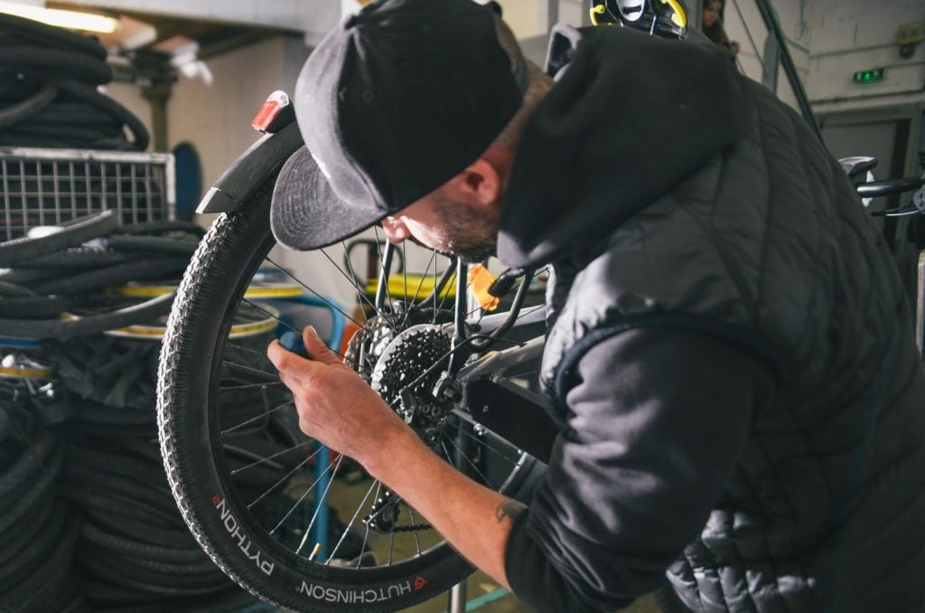 Réparation chez Vélogik