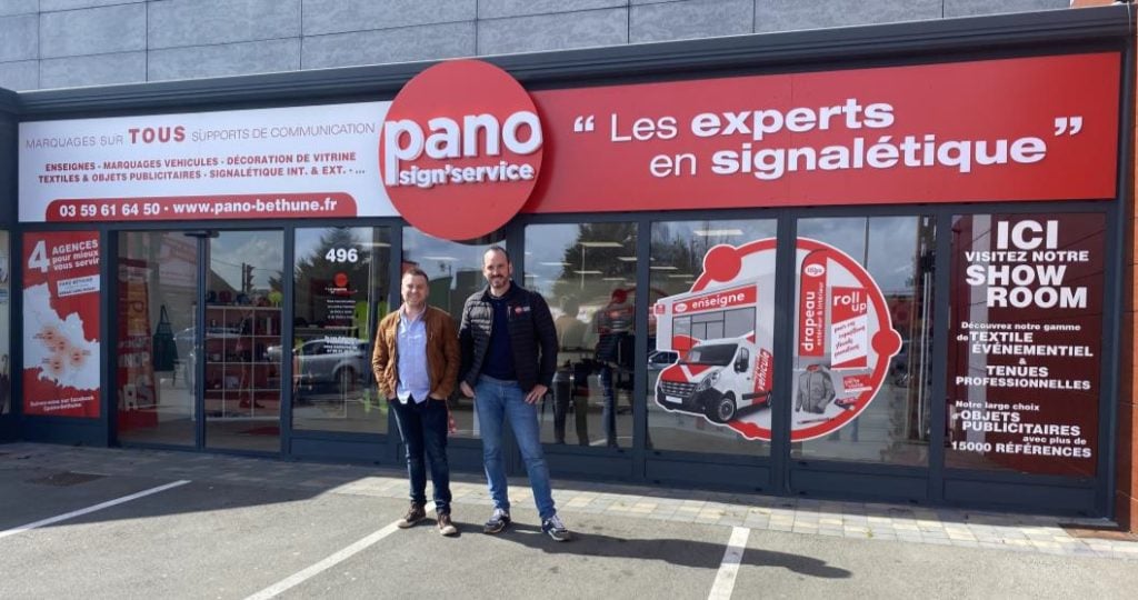 Devanture agence Pano Sign’Service Béthune