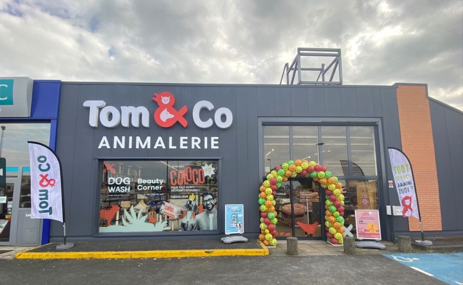 Devanture magasin Tom&Co Pontault Combault