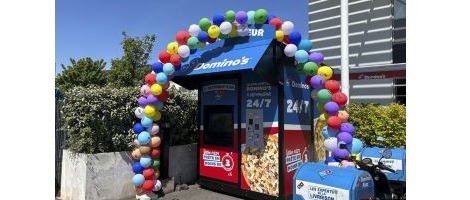 Domino’s Pizzas lance les distributeurs automatiques de pizzas