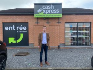 Simon Vermeire, franchisé Cash Express à Namur en Belgique