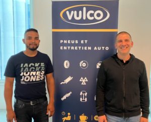 Jonathan Seychelles et Benoît Andres; franchisés Vulco à Sens