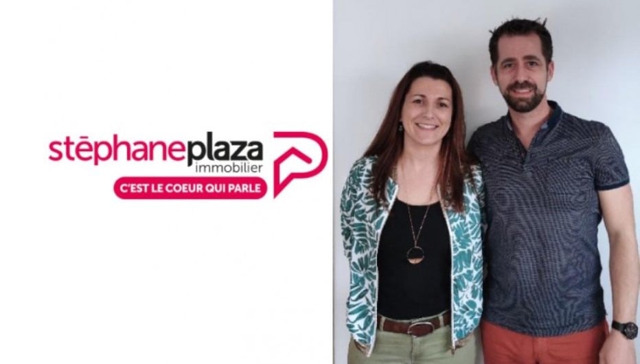 Julien Hedouin et son épouse Mélissa, franchisés Stéphane Plaza Immobilier à Templeuve-en-Pévèle