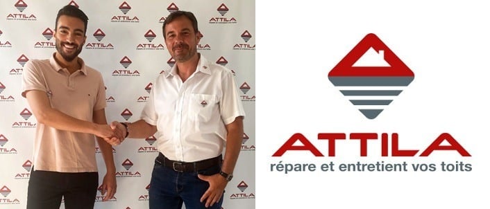 Yanis Bouquet Ouaissa, plus jeune franchisé Attila, et Benoit Lahaye