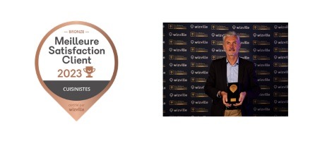 La 3ème place « Meilleure satisfaction client Retail 2023 » accordée à Cuisines Références