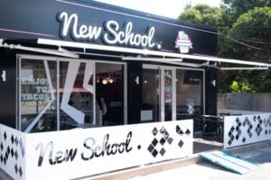 Devanture point de vente New School Tacos
