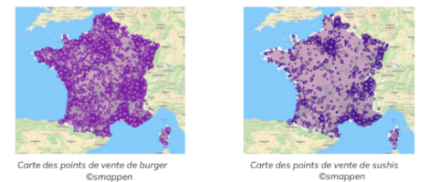Les français sont-ils plutôt Burger ou Sushi ?