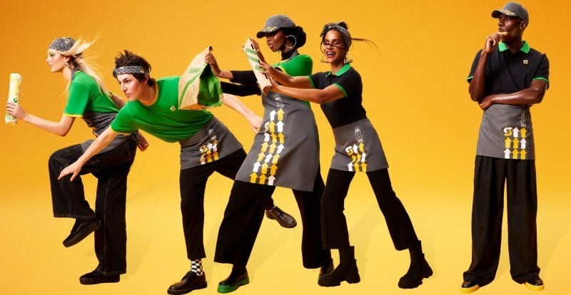 De nouveaux uniformes chez Subway