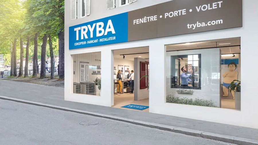 Devanture magasin Tryba