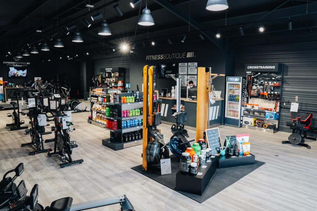 Intérieur magasin FitnessBoutique