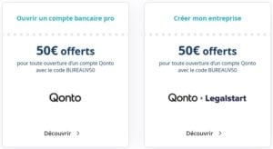 Partenariat Bureau Vallée et Qonto