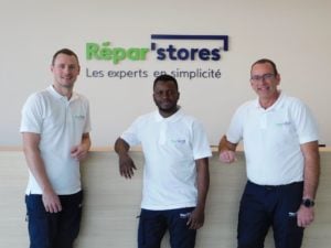 Trois nouveaux franchisés Répar’stores : Fabien Choulet, Fernando Lopes et David Verstaevel
