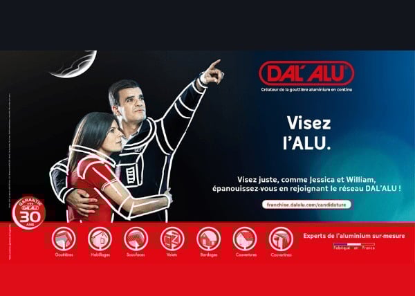 William Goncalves et Jessica Legale, franchisés Dal