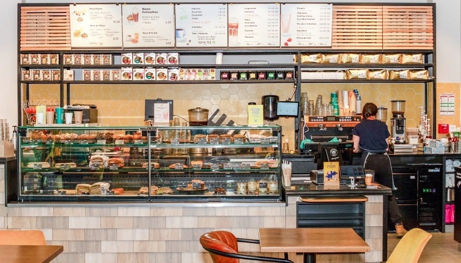 Intérieur Columbus Café & Co