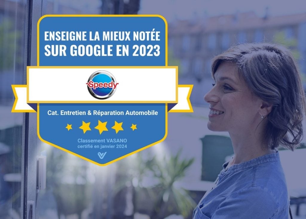 Une excellente note moyenne de 4.6 sur 5 sur Google pour Speedy