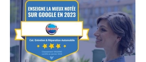 Speedy est l’enseigne la mieux notée sur Google