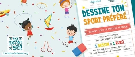 La Fondation l’Adresse lance son opération « 1 dessin = 1 euro » en février