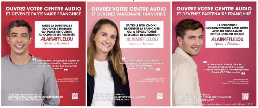 Campagne de recrutement du Groupe Afflelou