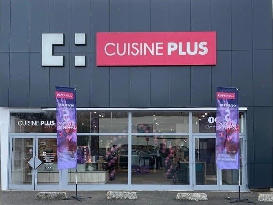 Devanture magasin Cuisine Plus