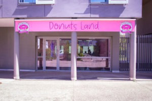 Vitrine boutique Donuts Land