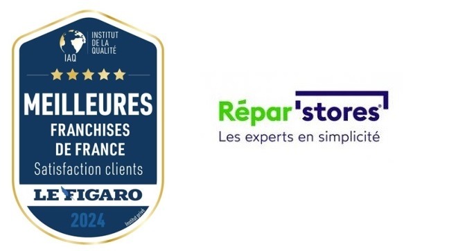 Le Figaro classe Répar’stores dans les « Meilleures franchises de France »