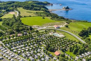 Vue de dessus camping Flower Campings