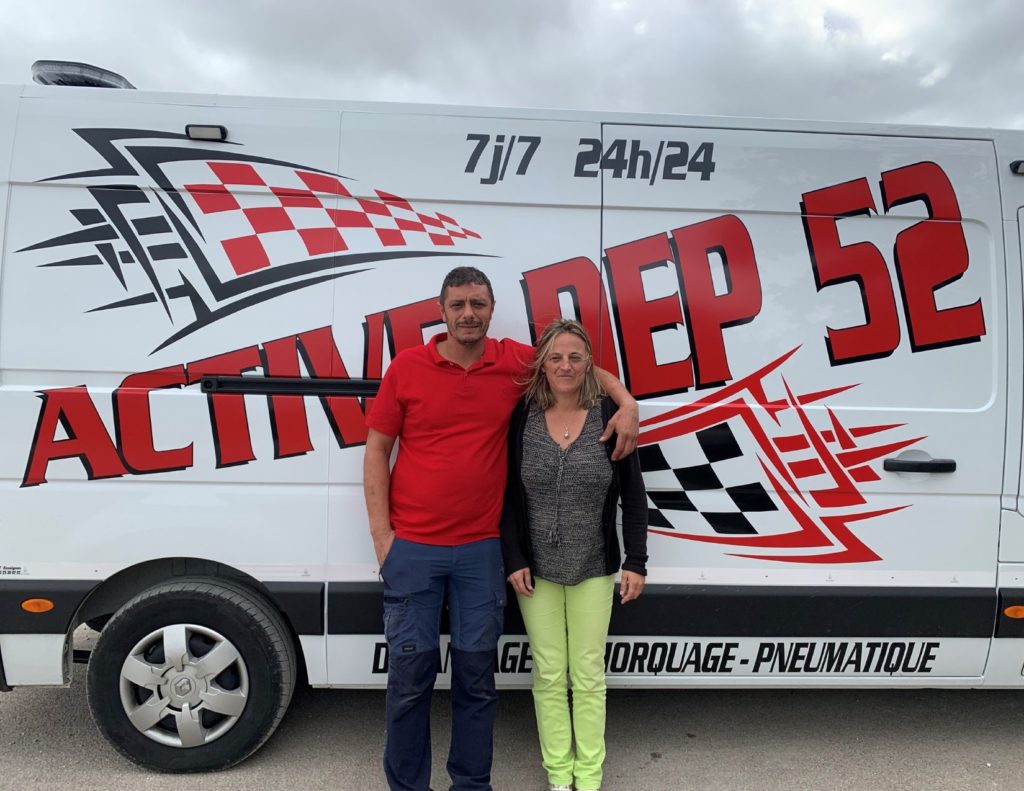 Alexandra Raclot et Lucien Formet, franchisés Vulco à Semoutiers-Montsaon