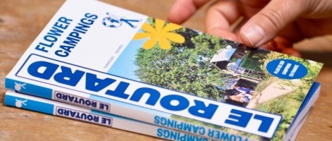 Flower Campings sort un guide en commun avec Le Routard