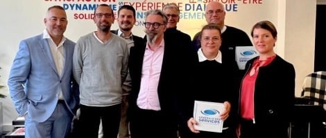 Générale des Services : 5 entrepreneurs ont signé leur contrat de franchise le 16 avril dernier