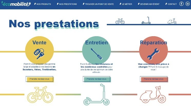 Nouveau site Point S Ecomobilité