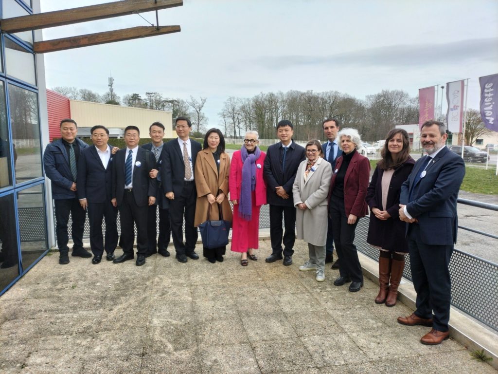 Délégation chinoise au sein du site de production de BC-CAP