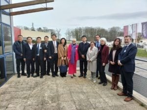 Délégation chinoise au sein du site de production de BC-CAP