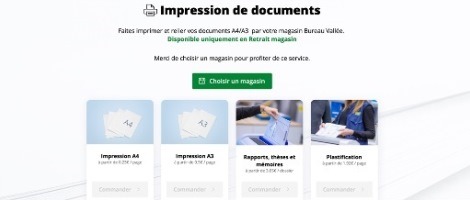 Bureau Vallée propose à ses clients de nouveaux services en ligne