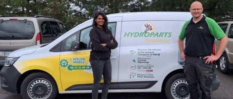 Elvina Amany est la nouvelle franchisée HYDROPARTS Assistance