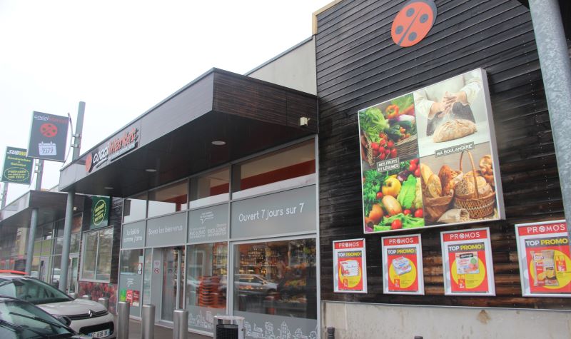 Devanture magasin Coccimarket