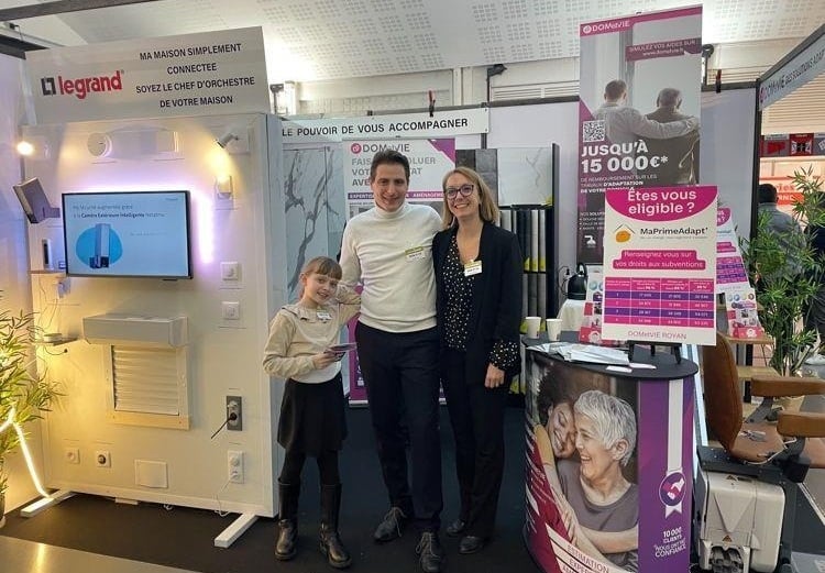 Paul et Julie, franchisés DOM&VIE à Royan