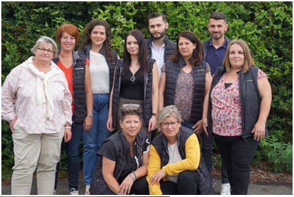 Sylvie Chevrier et l’équipe de Promocash Colmar