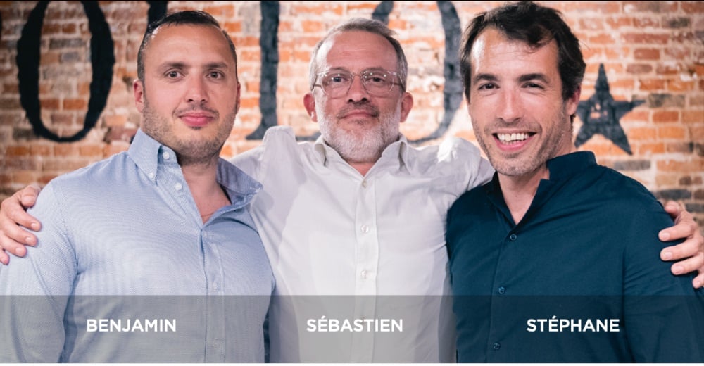 Benjamin, Sébastien et Stéphane - fondateurs du réseau Apollo Sporting Club