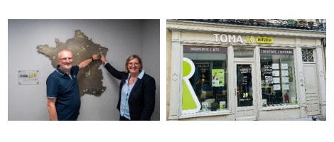 Christelle et Fabrice Weillaert, franchisés Toma Intérim à Nancy