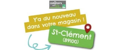 Modernisation du magasin Les Comptoirs de la Bio de Saint-Clément