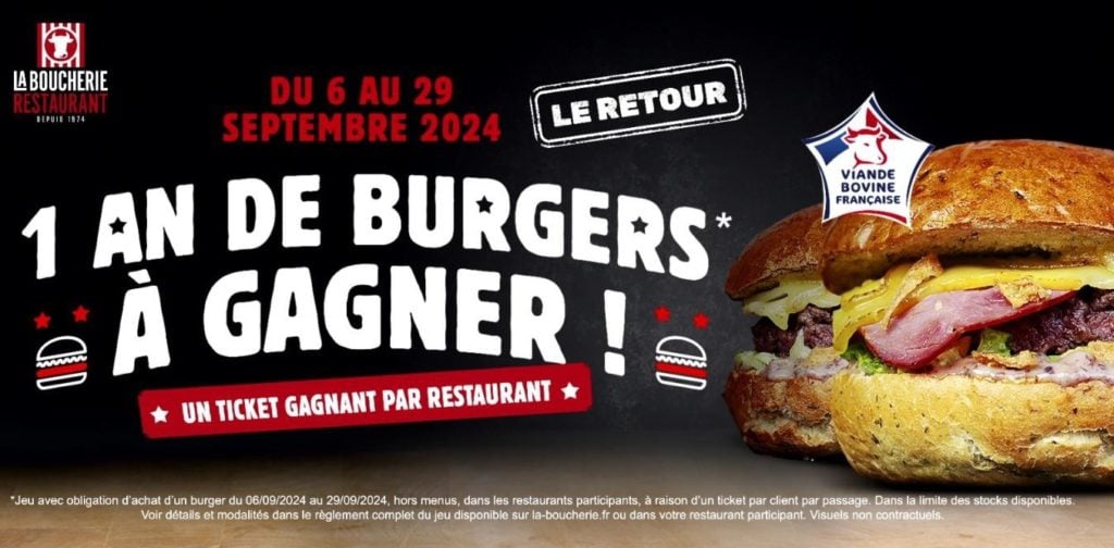 Campagne publicitaire La Boucherie Restaurant