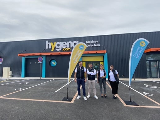 Equipe magasin Hygena de Perpignan