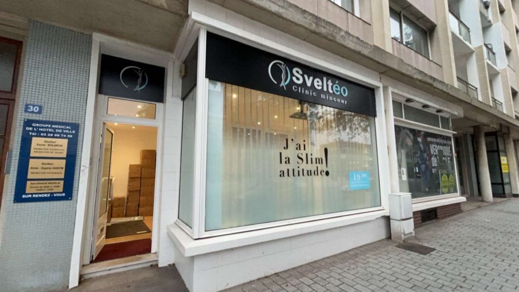 Vitrine Svelteo Clinique Minceur Dunkerque