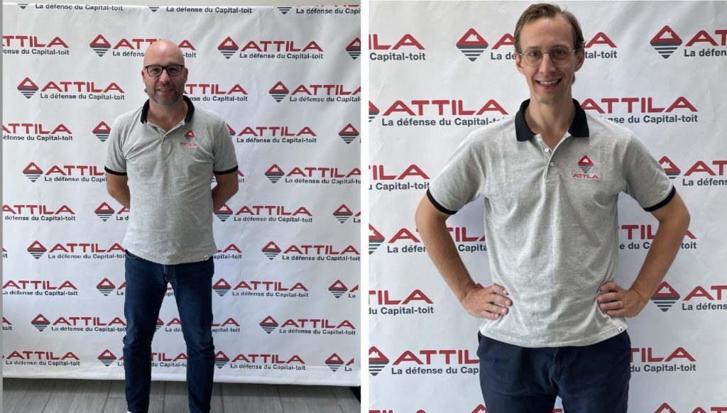 Pierre Rickal et Maxime De Bodinat, franchisés Attila