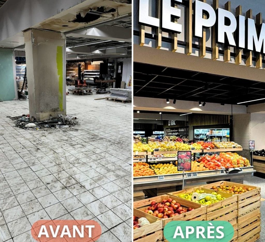 Transformation Casino en Intermarché et Netto