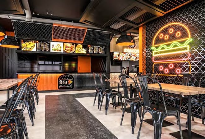 Intérieur restaurant Big M