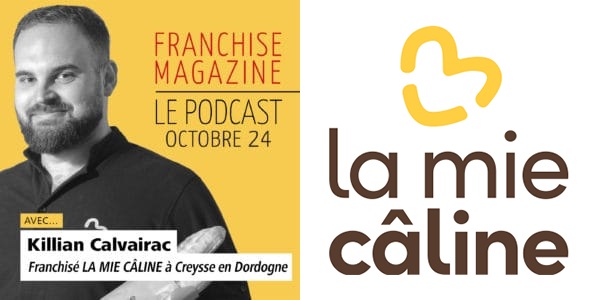 Killian Calvairac, franchisé de La Mie Câline à Creysse