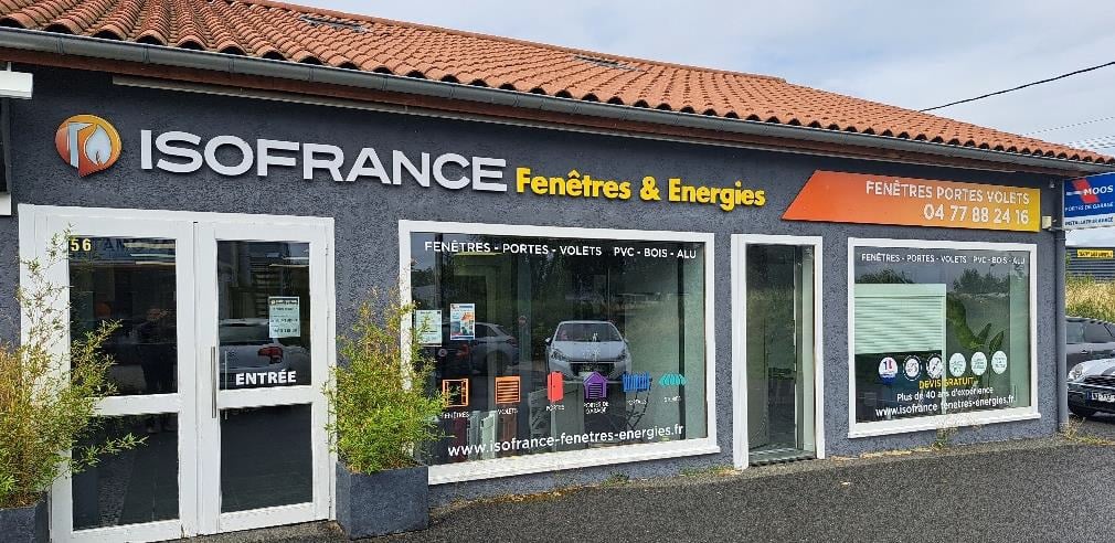 Devanture magasin Isofrance