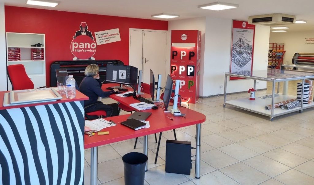 Intérieur agence Pano Sainte-Baume