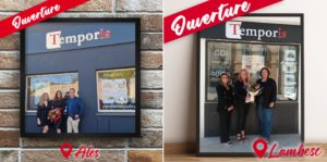 Ouvertures des agences Temporis d